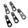 #5 Bubble Star Tab | Zipper Pull - Pack of 5