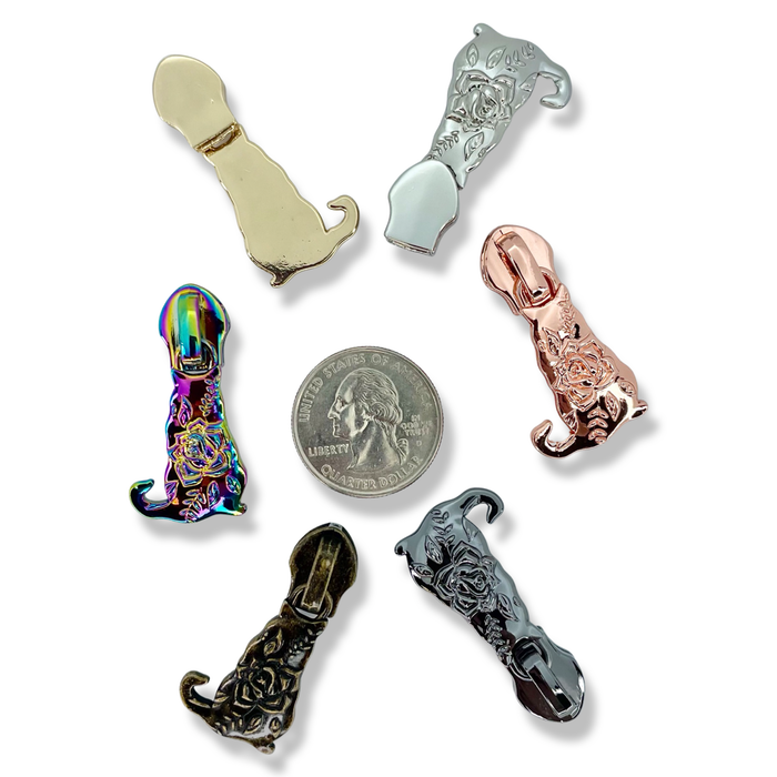 #5 Cat | Zipper Pull - Pack of 5