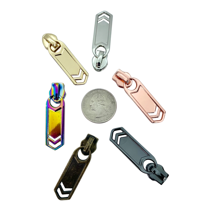 #5 Chevron | Zipper Pull - Pack of 5