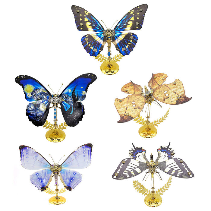 5 Days Of Advent Calendar Steampunk Butterfly Metal Model Building Kits