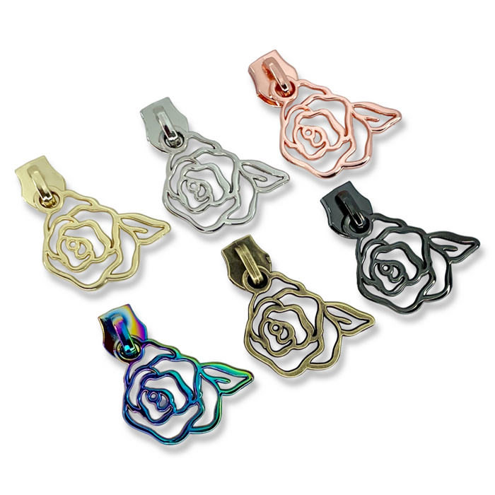 #5 Flower | Zipper Pull - Pack of 5