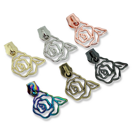 #5 Flower | Zipper Pull - Pack of 5
