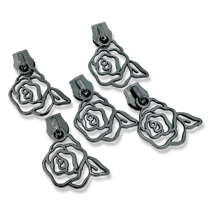 #5 Flower | Zipper Pull - Pack of 5