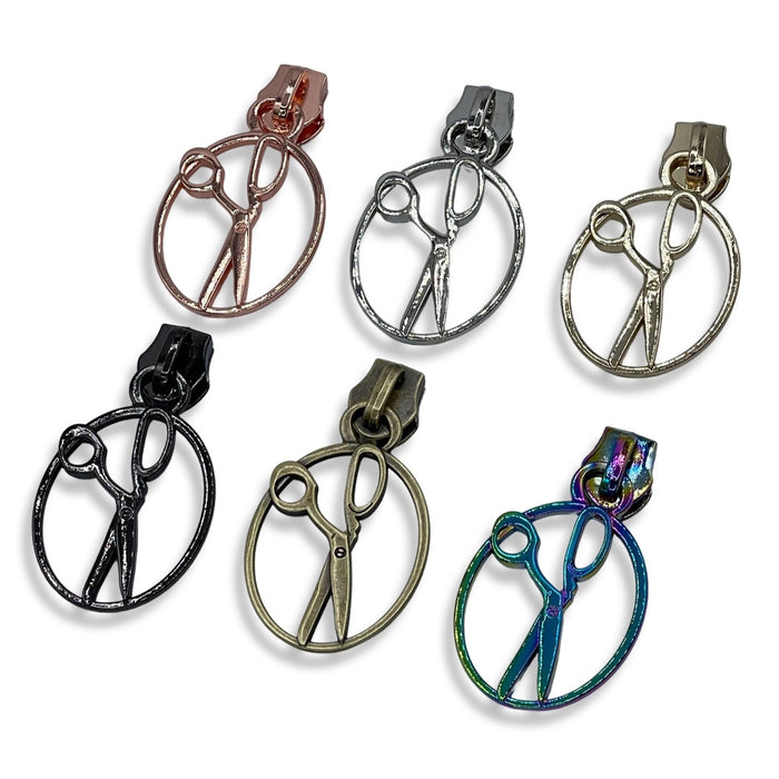 #5 Scissor | Zipper Pull - Pack of 5