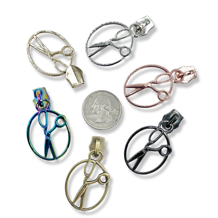 #5 Scissor | Zipper Pull - Pack of 5