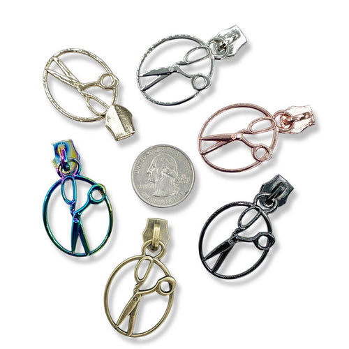 #5 Scissor | Zipper Pull - Pack of 5