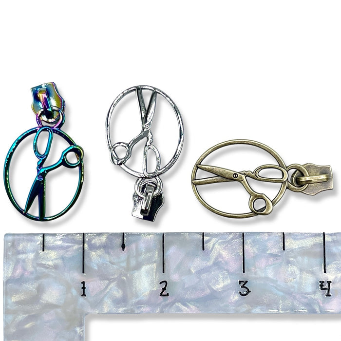 #5 Scissor | Zipper Pull - Pack of 5
