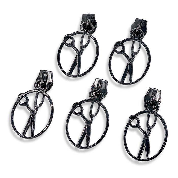 #5 Scissor | Zipper Pull - Pack of 5
