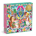 500 piece egg-cellent day foil jigsaw puzzle in box packaging, front angle view, on a white background.