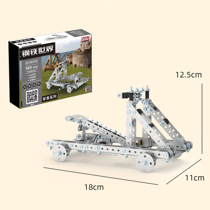 500PCS Mechanical Gear Metal Assembly Transmission Toy