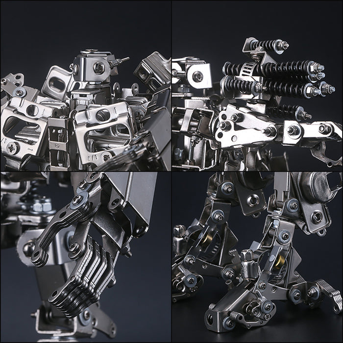 532Pcs Bee Robot Assembly Metal Big Fighting Mecha Soldier Puzzle Model Kit 3D Sculpture
