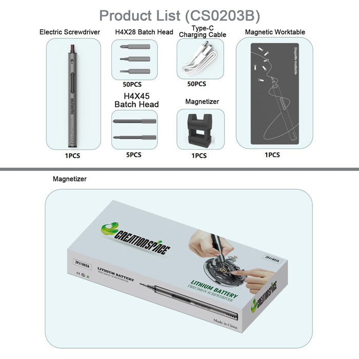 61-in-1 Metal Model Building DIY Tools Set Electric Screwdriver