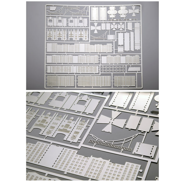 62pcs 3D Metal Clock Tower Kit Time Master