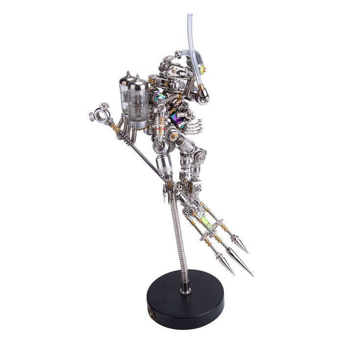 700+PCS Punk Style Diver Ape Monkey King Wukong Mechanical 3D DIY Metal Model Kits