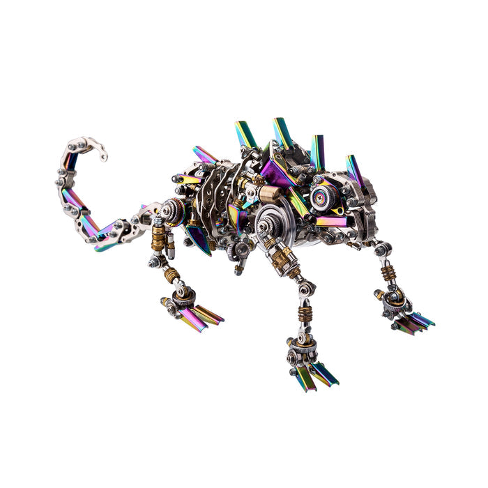 745pcs Steampunk Mechanical Mutant Chameleon Metal Lizard Kit Difficult Puzzle