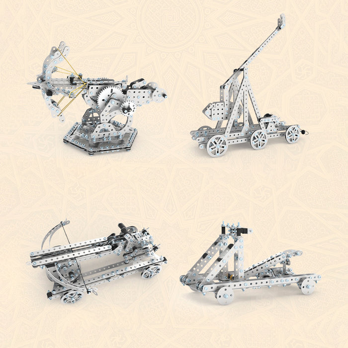 820PCS Dragon Hunting Crossbow Mechanical Transmission Toy