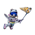 94PCS MY Little Astronaut Tiangong Rover 3D Puzzle Metal Assembly Model Rocket Toy