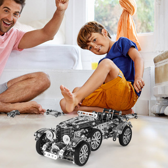 980PCS+ 3D Metal Convertible Model DIY Assembly Kit