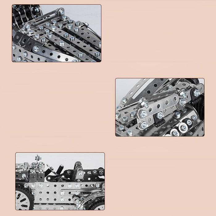 980PCS+ 3D Metal Convertible Model DIY Assembly Kit