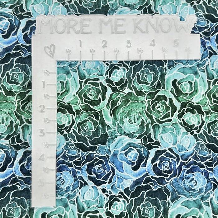 WPCotton Seaglass Roses | 1 Yard Cut
