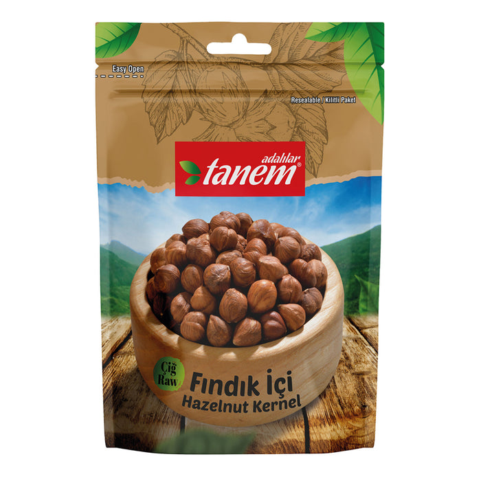 Adalilar Tanem Raw Hazelnuts bring the rich, natural flavor of premium hazelnuts sourced from Türkiye straight to your kitchen.