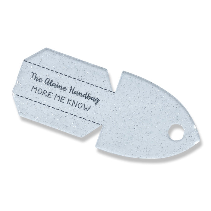 Alaine Handbag Connector Glitter Template | More Me Know Acrylic Template