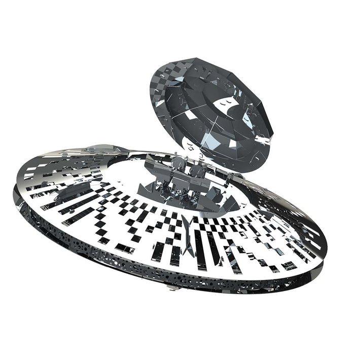 Alien Spaceship Metal Model DIY Assembly Kits