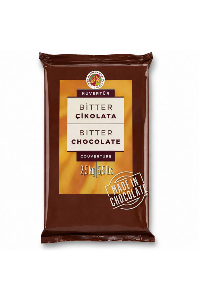 Altınmarka ALT150 Bitter Kuvertur Cikolata brings together the deep color of natural cocoa beans with a rich, balanced dark chocolate flavor.