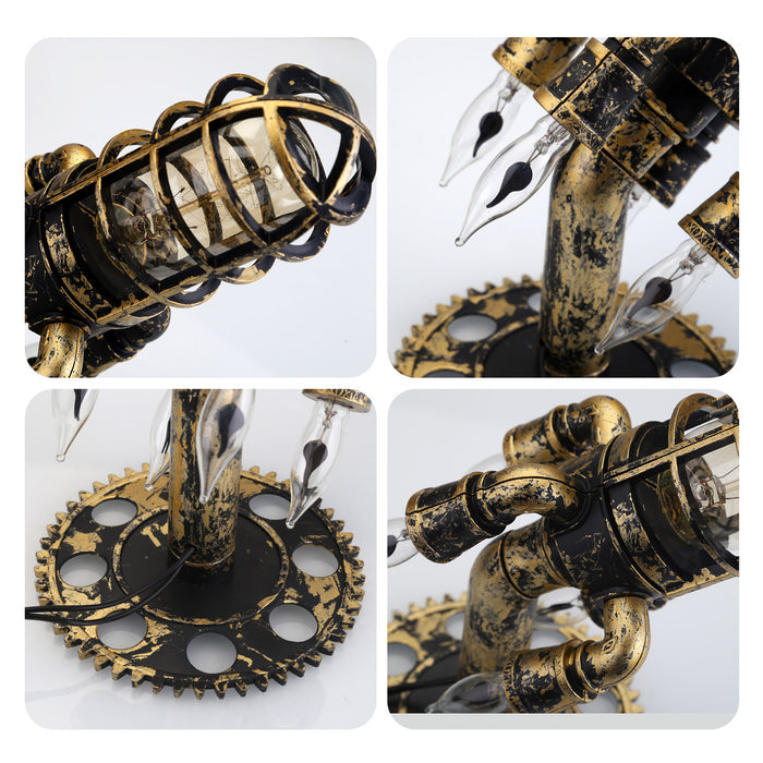 American Industrial Plastic Retro Steam Punk Rocket Lamp
