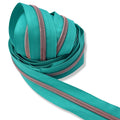 Aquamarine | #5 Rose Gold Zipper by the Yard - 3 Yard Singles