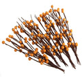 Artificial Berry Spray, 8-Inch, 50-Piece, Orange