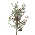 Artificial Red Berry Winter Spray Branch Ornament, 13-Inch
