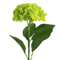 Artificial Silk Hydrangea Floral Stem, 34-Inch, Apple Green