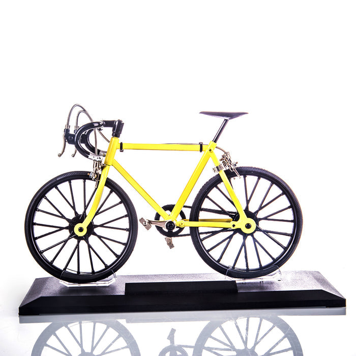Assembly Bicycle Toy Metal Simulation Road Bike DIY Model Kit 90Pcs