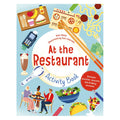 Quarto At the Restaurant Kids Activity Book front cover.
