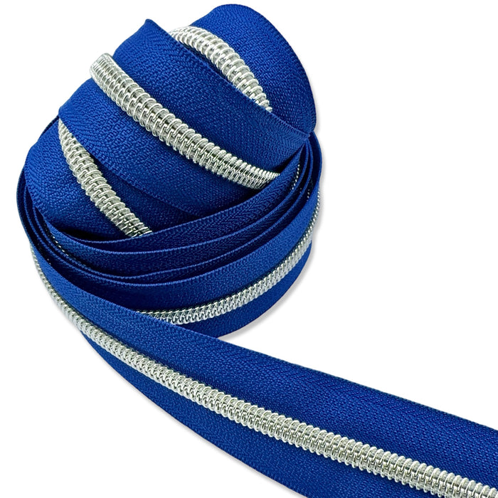 Azul Profundo | #5 Nickel Zipper by the Yard - 3 Yard Singles