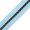 Baby Blue | #5 Black Nickel Zipper by the Yard - 3 Yard Singles