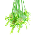 Baby Pacifier "Don't Say Baby" Safari Favor Necklace, Apple Green, 24-Count
