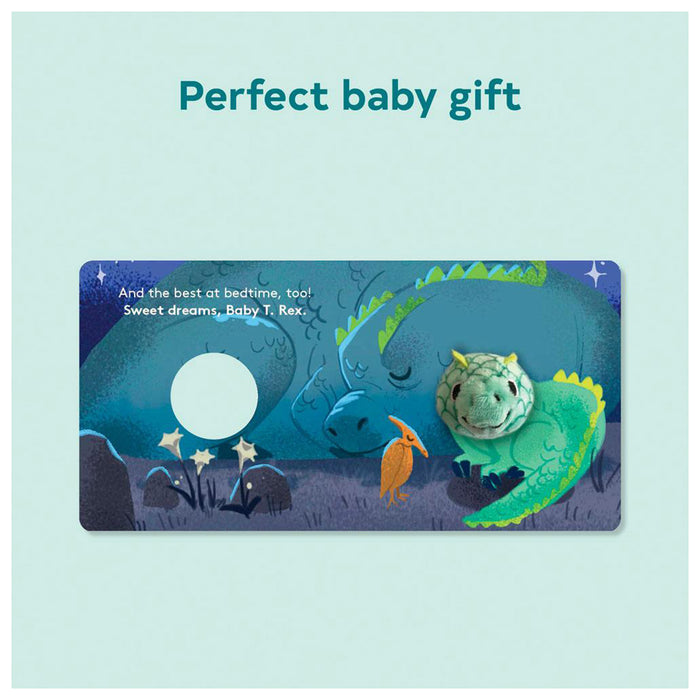 chronicle baby t. rex finger puppet board book sample page 2