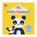 Penguin Random House Baby Touch Hello, Mommy! touch and feel playbook board book, front cover.