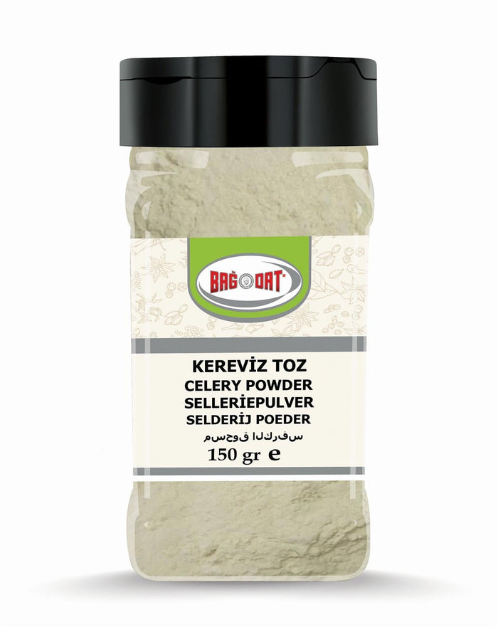 Bağdat Celery Powder brings the earthy, aromatic flavor of celery root and stalk into a convenient, ready-to-use ground form.