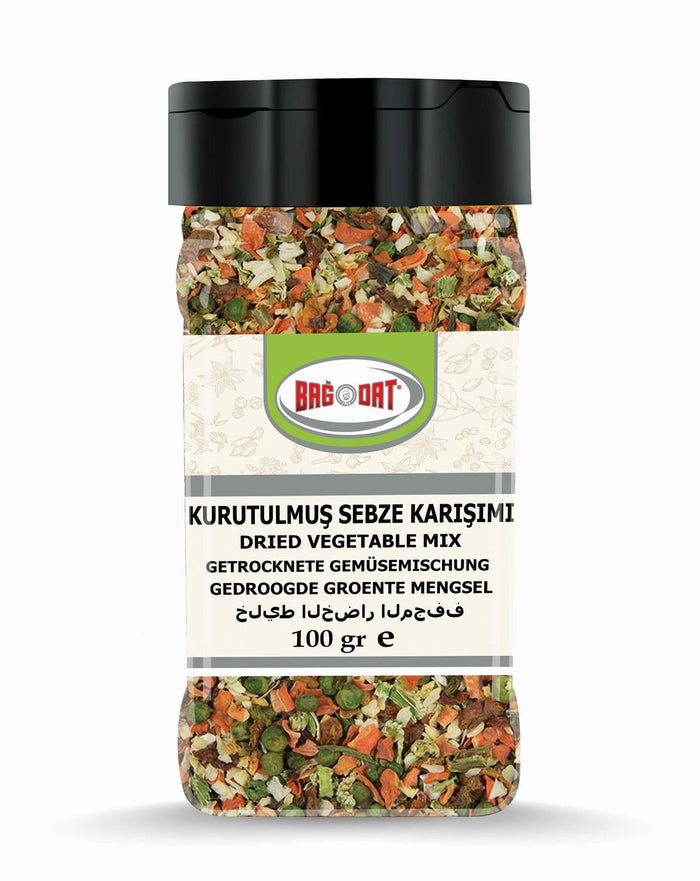Bagdat Dried Vegetable Mix brings together a carefully selected blend of sun-dried vegetables and herbs to add rich, homemade flavor to your everyday cooking.