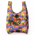 Baggu reusable shopping bag with a colorful turtle design on a white background.