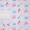 This printed WPC-Lite consists of a variety of styled bows in blue, turquoise, purple, and magenta.