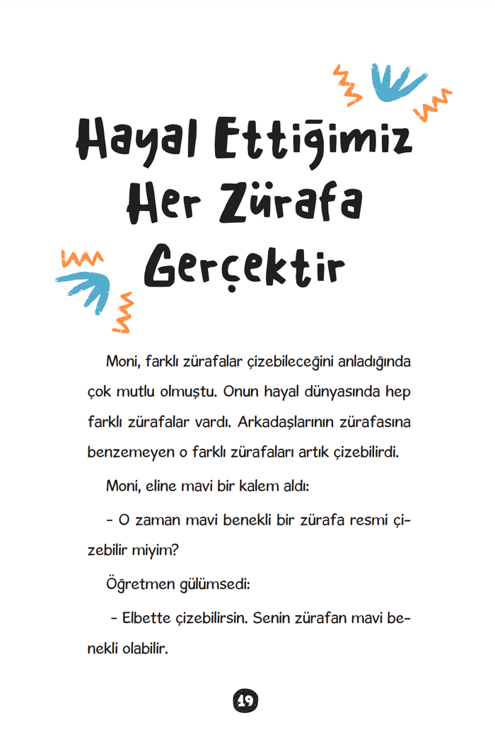 Benim Zürafam Uçabilir- Çocuk Kitabı- 1 Yaş Üzeri