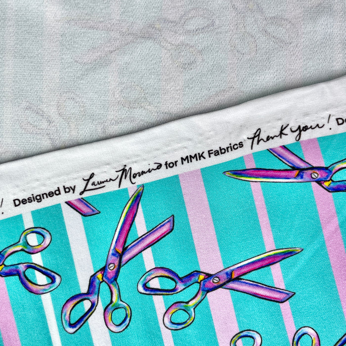 BFT Striped Rainbow Scissors | Round 40 - 1 Yard Cut