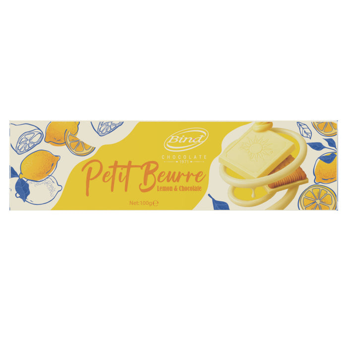 Enjoy a refreshing twist on a classic tea biscuit with Bind Petit Beurre Lemon Summer Biscuit.
