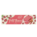 Bind Petit Beurre Raspberry Summer Biscuit brings together the crisp texture of classic petit beurre biscuits with a generous coating of raspberry white chocolate.