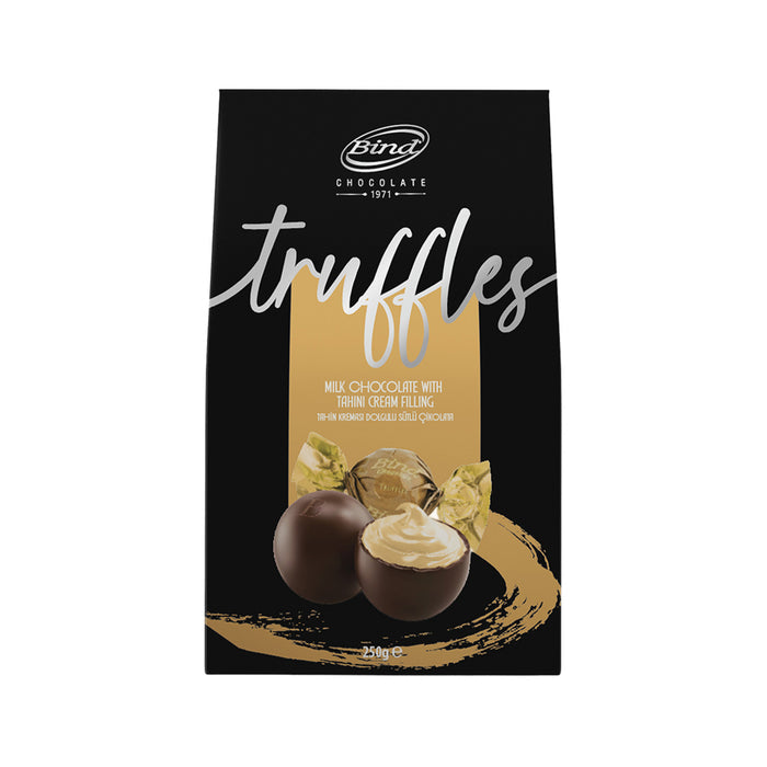 Bind Tahinli Cream Filled Milk Chocolate brings together smooth milk chocolate and a rich sesame tahini cream for a uniquely Turkish flavor experience.