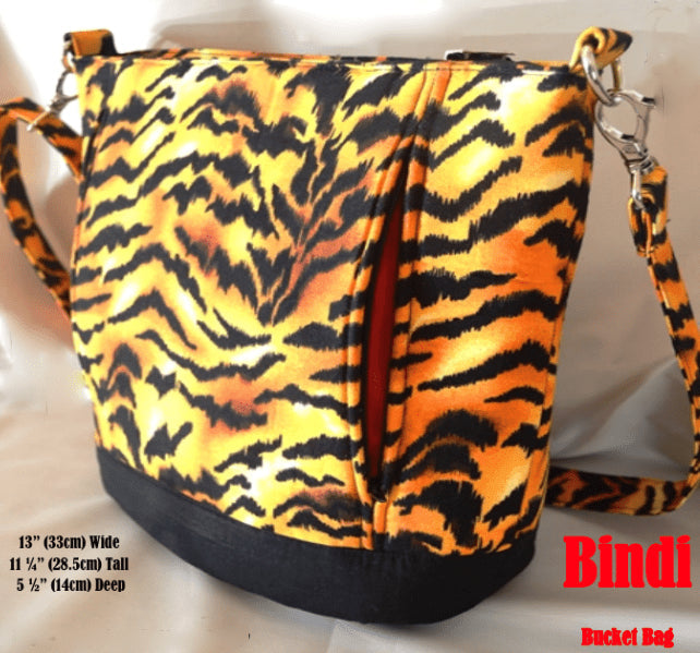 Bindi Bucket Bag by Nancy Stroop Patterns | Hardware Kit